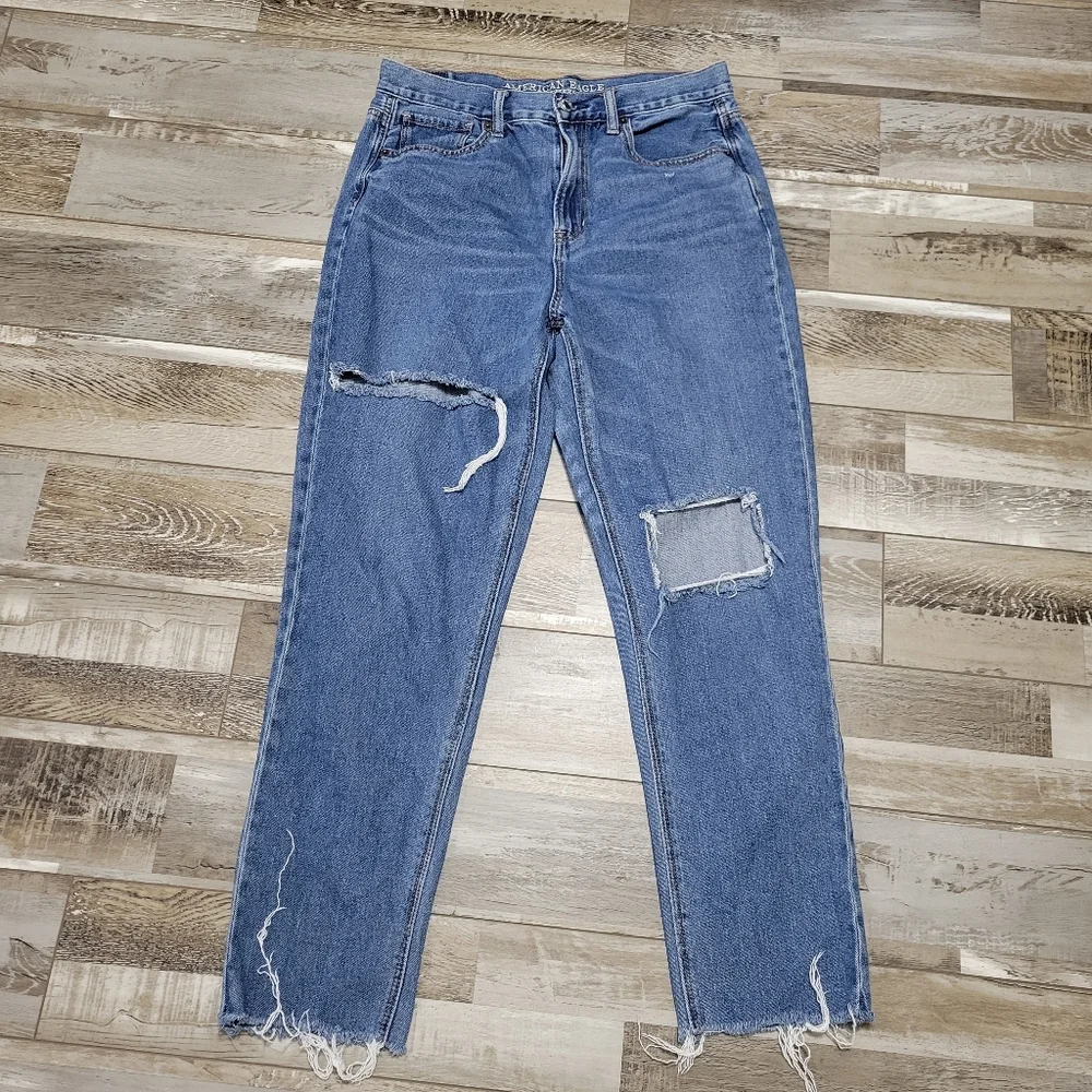 8 AE Ripped Mom Jean